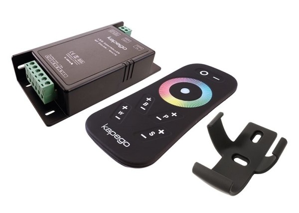 Deko-Light Controller, RF RGB + White Remote, Kunststoff, Schwarz, 12-24V, 115x57mm