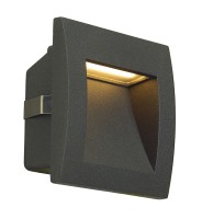 DOWNUNDER OUT LED S, Outdoor Wandeinbauleuchte, LED, 3000K, anthrazit DOWNUNDER OUT LED S, Outdoor Wandeinbauleuchte, LED, 3000K, anthrazit