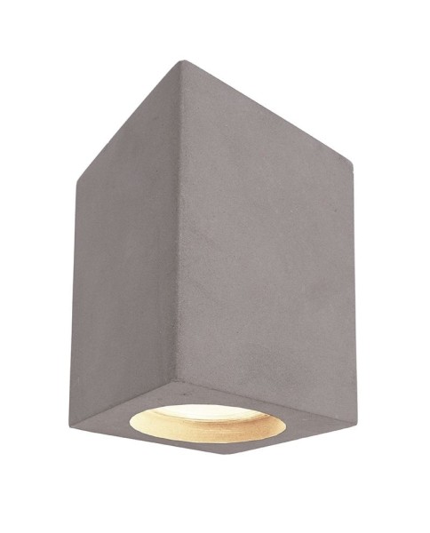 Deko-Light Deckenaufbauleuchte, Naos I, Beton, grau, 25W, 230V, 70x70mm