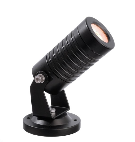 Deko-Light Boden- / Wand- / Deckenleuchte, Mini I WW, Aluminium Druckguss, schwarz, Warmweiß, 30°