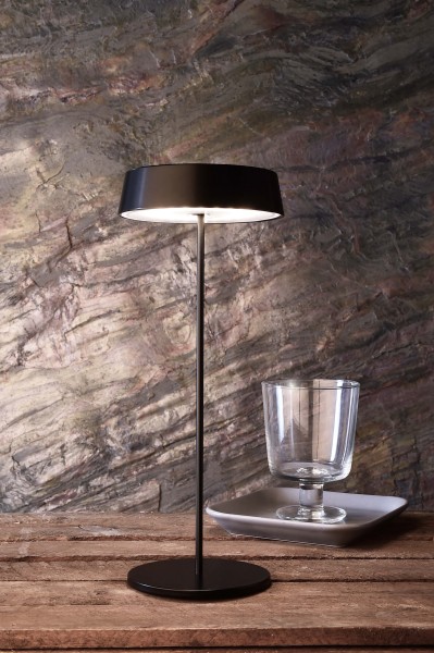 Deko-Light Tischleuchte, Kopf Magnetleuchte Miram Schwarz, Aluminium Druckguss, Schwarz, Warmweiß