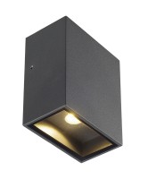 QUAD 1 XL, Wandleuchte, LED, 3000K, IP44, eckig, anthrazit, 3,2W QUAD 1 XL, Wandleuchte, LED, 3000K, IP44, eckig, anthrazit, 3,2W