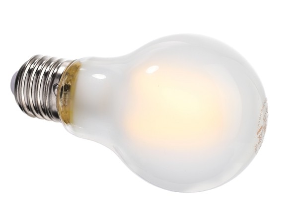 Deko-Light Leuchtmittel, Filament E27 A60 2700K milchig, Glas, Warmweiß, 300°, 4W, 230V, 11mA, 105mm