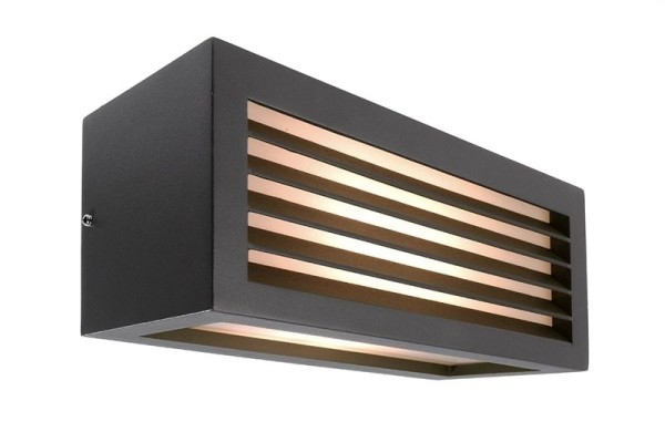 Deko-Light Wandaufbauleuchte, Wall Line III, Aluminium Druckguss, anthrazit, 18W, 230V, 250x110mm