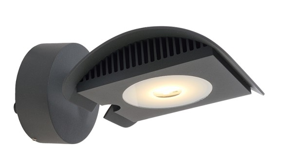 Deko-Light Displayleuchte, Atis III, Aluminium Druckguss, dunkelgrau, Warmweiß, 100°, 15W, 230V