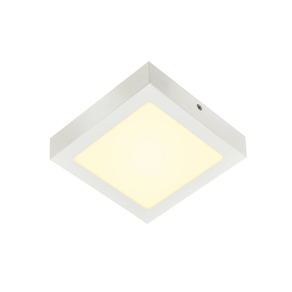 SENSER 18 Indoor LED Deckenaufbauleuchte eckig weiß