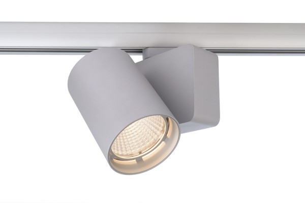 Deko-Light Schienensystem 3-Phasen 230V, Nihal, Aluminium Druckguss, silberfarben, Warmweiß, 33°