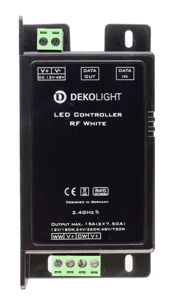 Deko-Light Controller, RF White, Kunststoff, Schwarz, 12V, 115x57mm