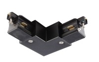 Deko-Light 1-Phasen Schienensystem, D One 90°-Verbinder, links, schwarz, Kunststoff, Schwarz, 230V Deko-Light 1-Phasen Schienensystem, D One 90°-Verbinder, links, schwarz, Kunststoff, Schwarz, 230V