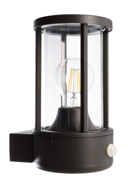 Deko-Light Wandaufbauleuchte, Adebar Motion, Aluminium Druckguss, Grau, 60W, 230V, 218mm