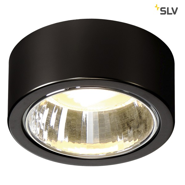 CL 101 TCR-TSE, Indoor Deckenaufbauleuchte, schwarz, max. 11W