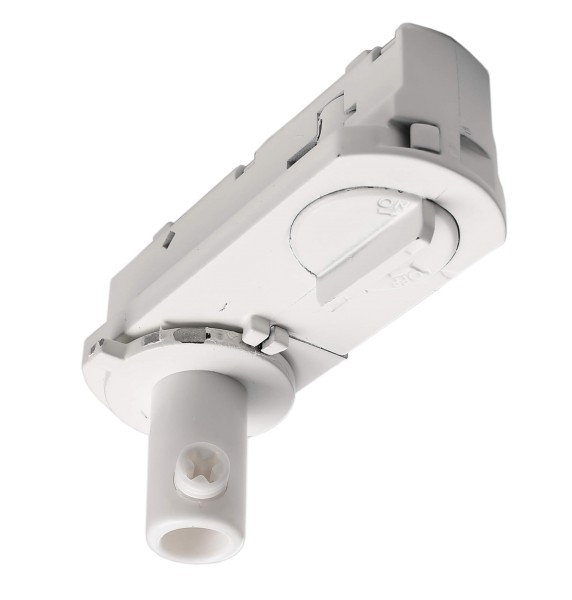 Deko-Light 1-Phasen Schienensystem, D One 1-Phasen Adapter für Leuchtenmontage, weiß, 230V, 6A