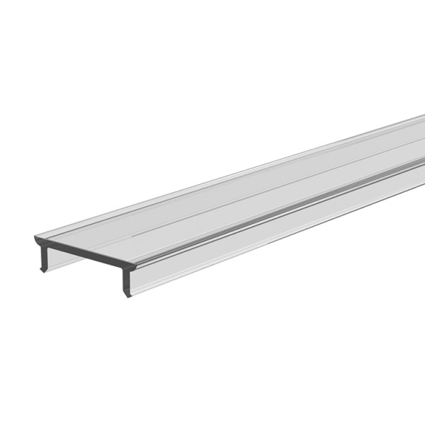 Reprofil, Abdeckung P-01-12, Kunststoff, klar 95% Transmission, Länge: 1000 mm