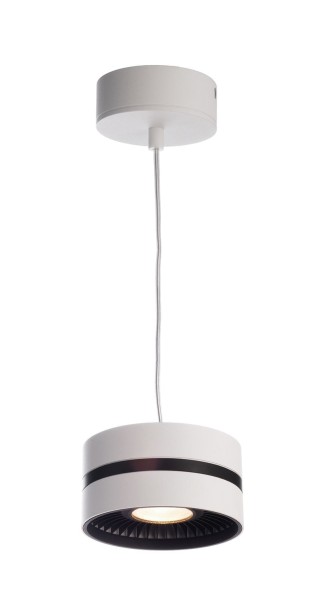 Deko-Light Pendelleuchte, Black & White III, Aluminium Druckguss, weiß, Warmweiß, 40°, 26W, 230V