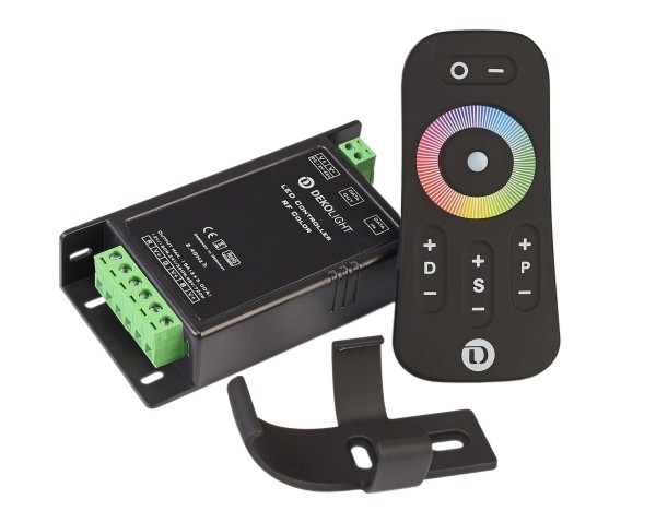 Deko-Light Controller, RF Color Remote, Kunststoff, Schwarz, 12V, 115x57mm