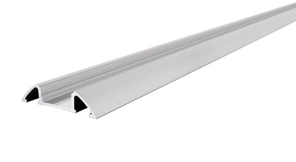Reprofil Profil, Unterbau-Profil flach AM-01-10, Aluminium, Silber-matt eloxiert, 2000mm