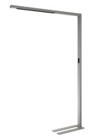 Deko-Light Stehleuchte, Office Three Standard, Motion, 80 W, DIM, 4000 K, silber, Aluminium, Silber Deko-Light Stehleuchte, Office Three Standard, Motion, 80 W, DIM, 4000 K, silber, Aluminium, Silber