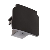 Deko-Light Schienensystem 3-Phasen 230V, D Line Endkappe, Kunststoff, Graphitschwarz RAL 9011 Deko-Light Schienensystem 3-Phasen 230V, D Line Endkappe, Kunststoff, Graphitschwarz RAL 9011