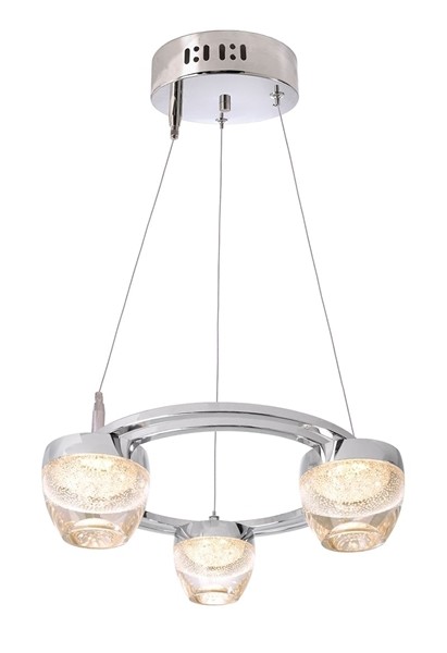 KapegoLED Pendelleuchte, Doradus III, inklusive Leuchtmittel, Warmweiß, spannungskonstant, 15,00 W