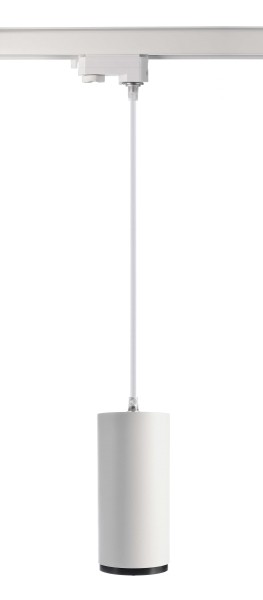 Deko-Light 3-Phasen-Pendelleuchte, Lucea, 15 W, 3000/4000 K, Weiß, Aluminium, 36°, 15W, 230V