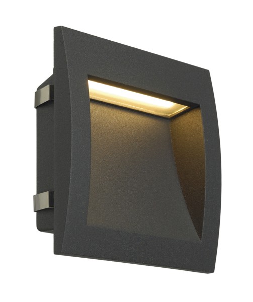 DOWNUNDER OUT LED L, Outdoor Wandeinbauleuchte, LED, 3000K, anthrazit