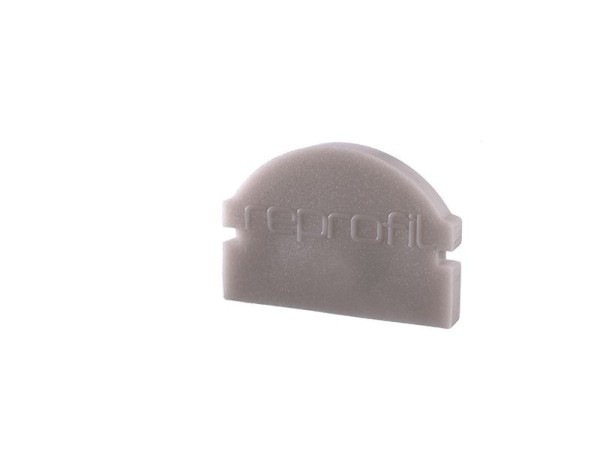 Reprofil Profil Zubehör, Endkappe L-AU-01-10 Set 2 Stk, Kunststoff, Grau, 16x6mm