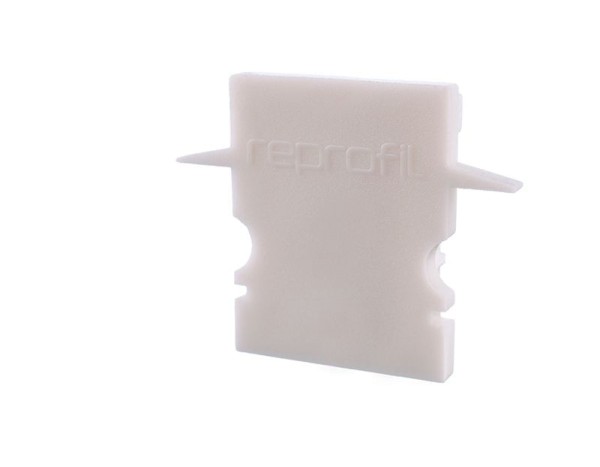 Reprofil Profil Zubehör, Endkappe H-ET-02-10 Set 2 Stk, Kunststoff, Weiß, 25x6mm