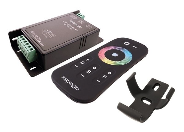 Deko-Light Controller, RF Color Remote, Kunststoff, Schwarz, 12-24V, 115x57mm