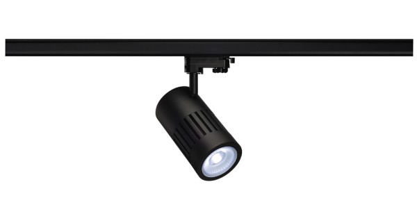STRUCTEC, Strahler für 3Phasen Hochvolt-Stromschiene, 30W, LED, 4000K, 60°, schwarz