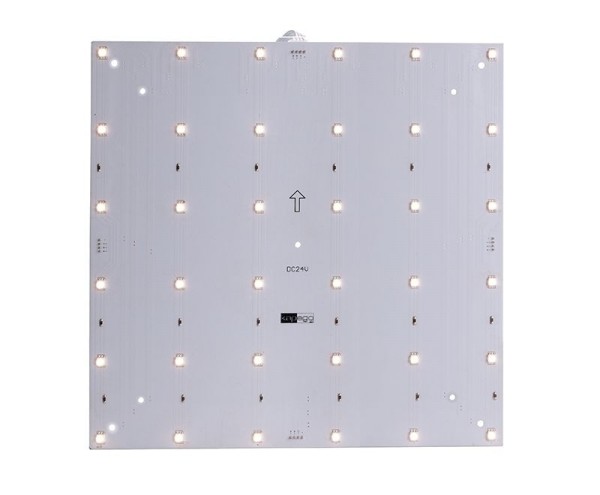 Deko-Light Modular System, Modular Panel II 6x6, Aluminium, Weiß, Warmweiß, 120°, 8W, 24V, 265x265mm