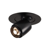 ILU, Spot, LED 50mm, 3000K, schwarz, 350mA, 1,2W ILU, Spot, LED 50mm, 3000K, schwarz, 350mA, 1,2W
