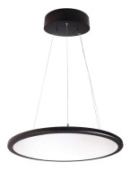 Deko-Light Pendelleuchte, LED Panel transparent rund, Aluminium, schwarz, Neutralweiß, 150°, 50W Deko-Light Pendelleuchte, LED Panel transparent rund, Aluminium, schwarz, Neutralweiß, 150°, 50W