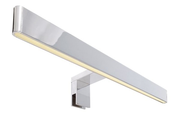 Deko-Light Möbelaufbauleuchte, Spiegel Line II, Aluminium, silberfarben Chrom, Warmweiß, 120°, 12W