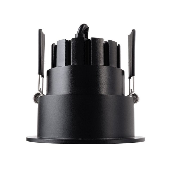 Deko-Light Deckeneinbauleuchte, Orionis, Aluminium Druckguss, schwarz matt, Warmweiß, 30°, 6W, 350mA