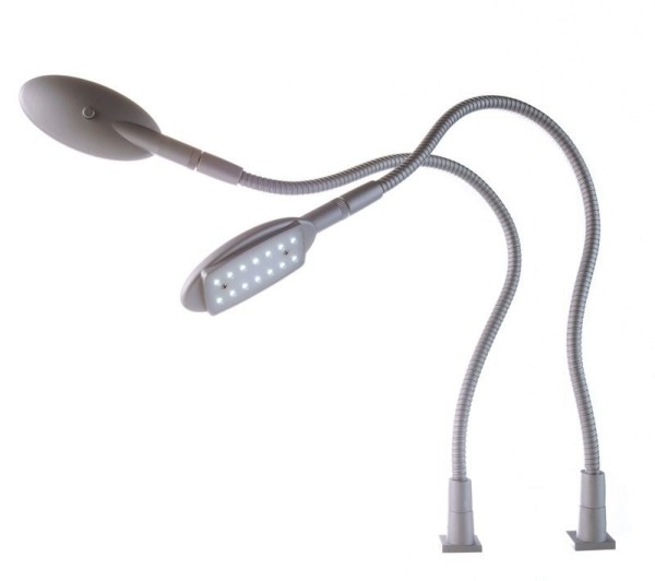 Deko-Light Wandaufbauleuchte, Boa, 2er Set., Metall, silberfarben matt, Kaltweiß, 60°, 1W, 230V