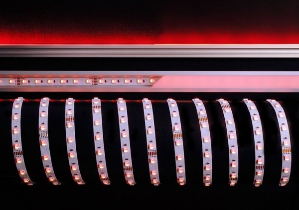 Deko-Light Flexibler LED Stripe, 5050-60-24V-RGB+3000K-5m, Kupfer, Weiß, RGB + Warmweiß, 120°, 70W