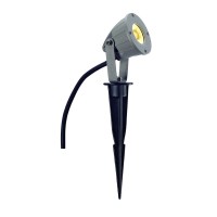 NAUTILUS SPIKE LED KOMPAKT, silbergrau, 230V, 3,3W, warmweiss, IP44 NAUTILUS SPIKE LED KOMPAKT, silbergrau, 230V, 3,3W, warmweiss, IP44