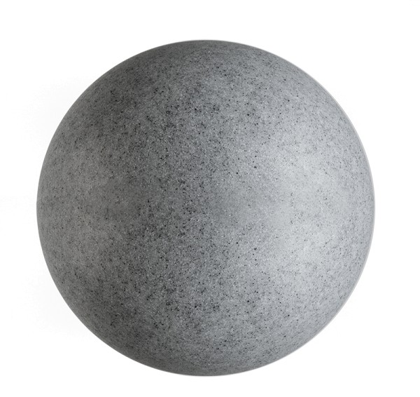 Deko-Light Dekorative Leuchte, Kugelleuchte Granit 45, Polyethylen (LLDPE), grau Granikoptik, 42W