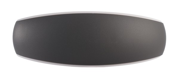 Deko-Light Wandaufbauleuchte, Beid, Aluminium Druckguss, dunkelgrau, Warmweiß, 140°, 9W, 230V