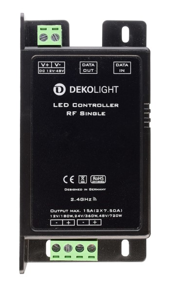Deko-Light Controller, RF Single, Kunststoff, Schwarz, 12V, 115x57mm