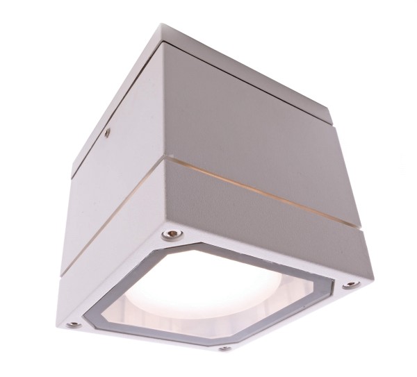 Deko-Light Deckenaufbauleuchte, Mob Square II White, Aluminium Druckguss, weiß, 9W, 230V, 108x108mm