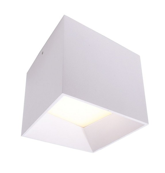 Deko-Light Deckenaufbauleuchte, Sky LED, Aluminium, weiß, Warmweiß, 90°, 10W, 230V, 105x105mm