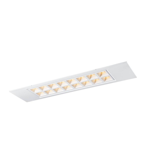 PAVONO 300x1200 Indoor LED Deckeneinbauleuchte weiß 3000K UGR<(><<)>16