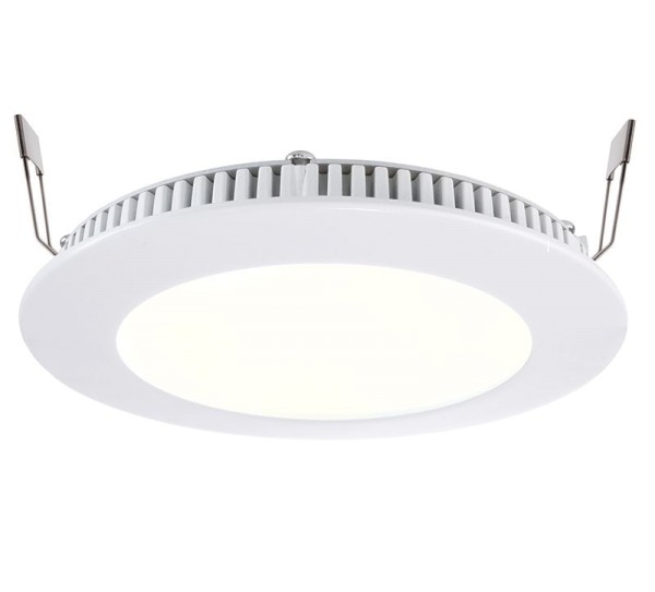 Deko-Light Deckeneinbauleuchte, LED Panel 8, Aluminium Druckguss, weiß, Warmweiß, 115°, 7W, 17-18V