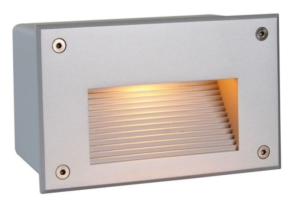 Deko-Light Wandeinbauleuchte, Side II WW, Aluminium Druckguss, silberfarben matt, 40W, 230V