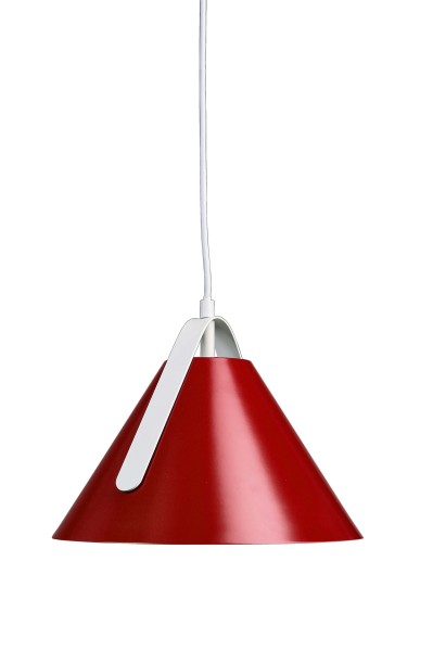 Deko-Light Pendelleuchte, Diversity, Metall, Rot RAL3003, 40W, 230V, 200mm