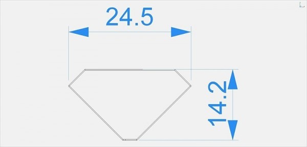 Reprofil Profil Zubehör, Endkappe P-EV-04-12 Set 2 Stk, Kunststoff, Grau, 25x14mm