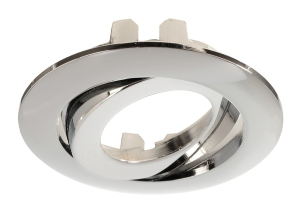 Deko-Light Zubehör, Rahmen für Lesath rund,chrom, Aluminium Druckguss, Silber Chrom