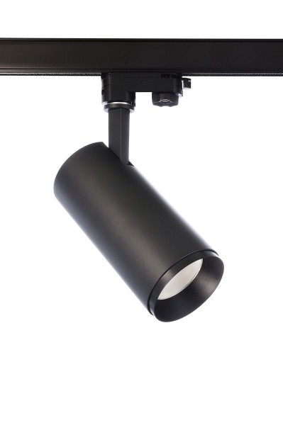 Deko-Light 3-Phasen-Spot, Lucea, Tilt, 20 W, 3000/4000 K, Schwarz, Aluminium, Tiefschwarz RAL 9005