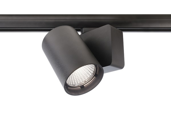 Deko-Light Schienensystem 3-Phasen 230V, Nihal, Aluminium Druckguss, schwarz, Neutralweiß, 33°, 30W